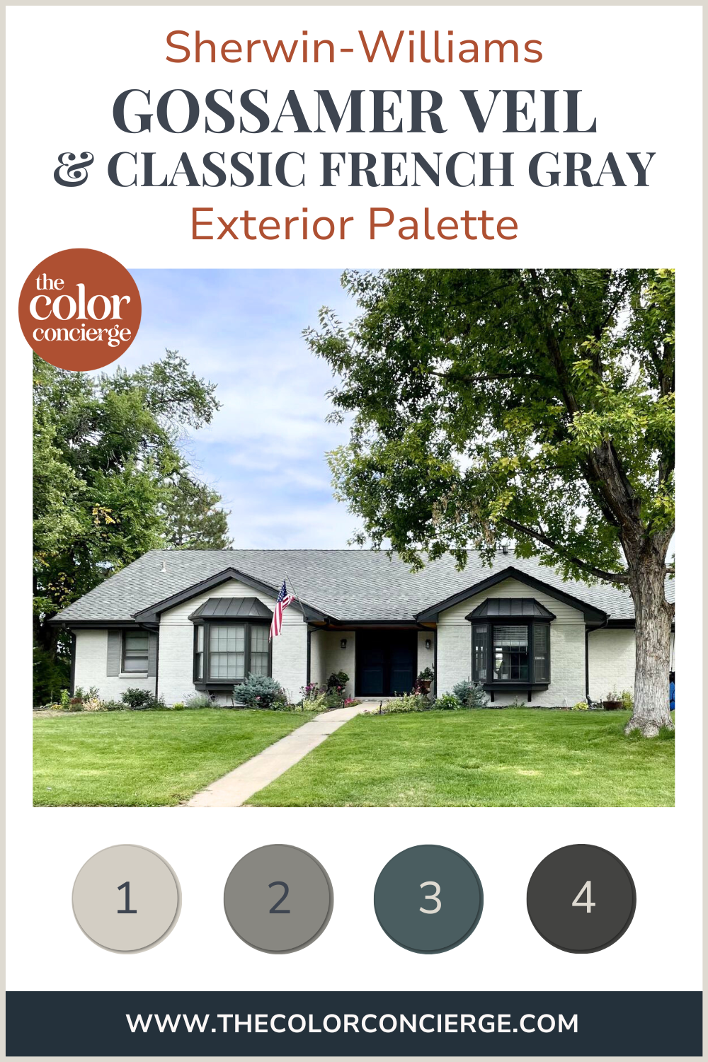 Sherwin Williams Gossamer Veil Exterior Paint Color Review Color