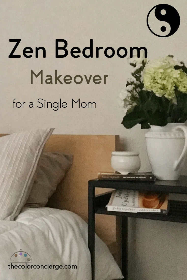 Zen bedroom makeover for a single mom