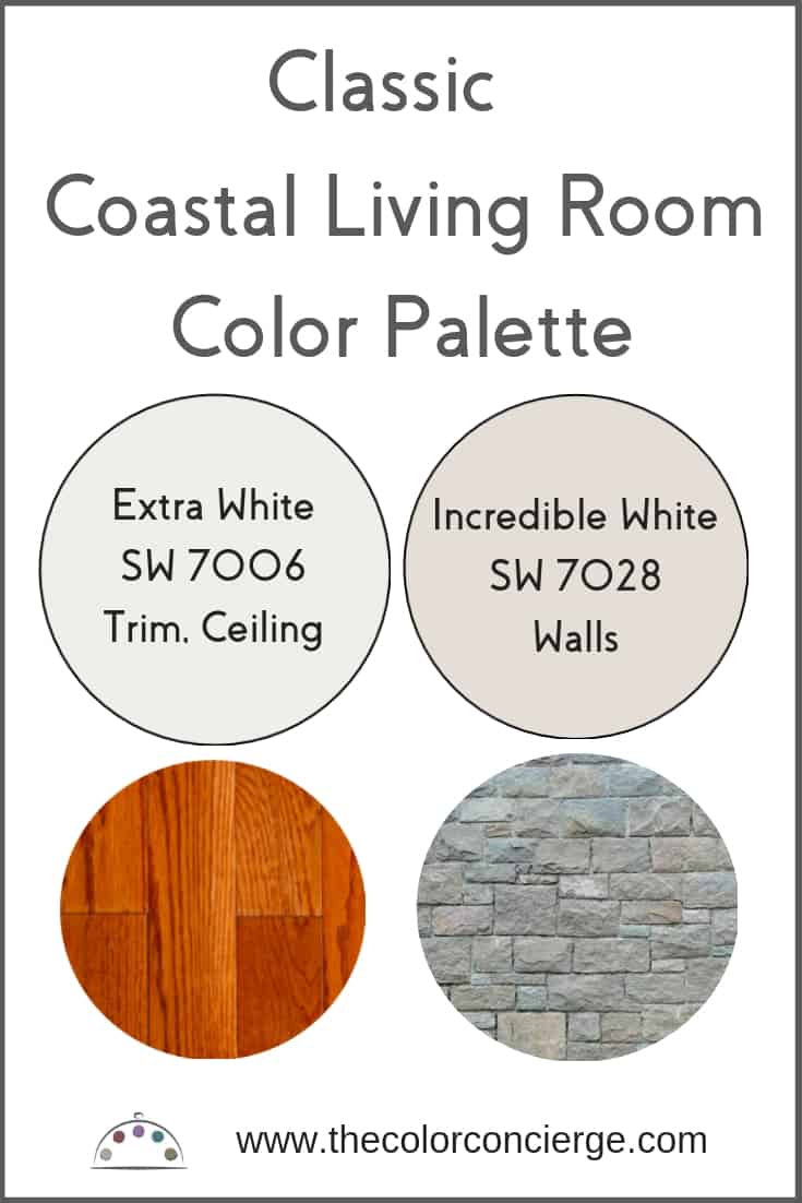 Coastal Living Room Color Palette