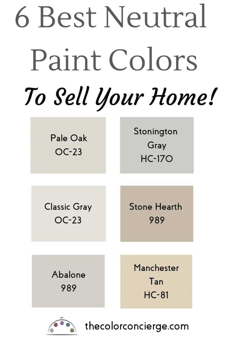 6 Best Neutral Paint Colors to Sell Your House Color Concierge