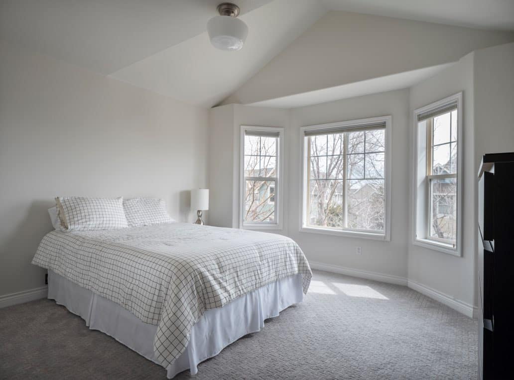 Bedroom with Classic Gray walls