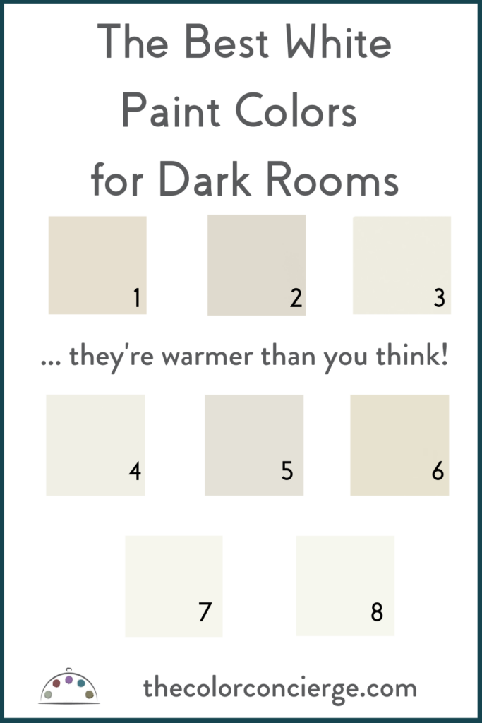 The Best White Paint Colors For Dark Rooms - Warm Paint Colors For Dark Rooms