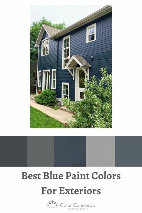 The Best Exterior Blue Paint Colors and Palettes