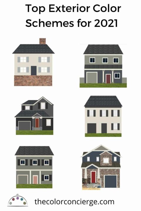 Trending Exterior House Colors for 2021 are GORGEOUS!