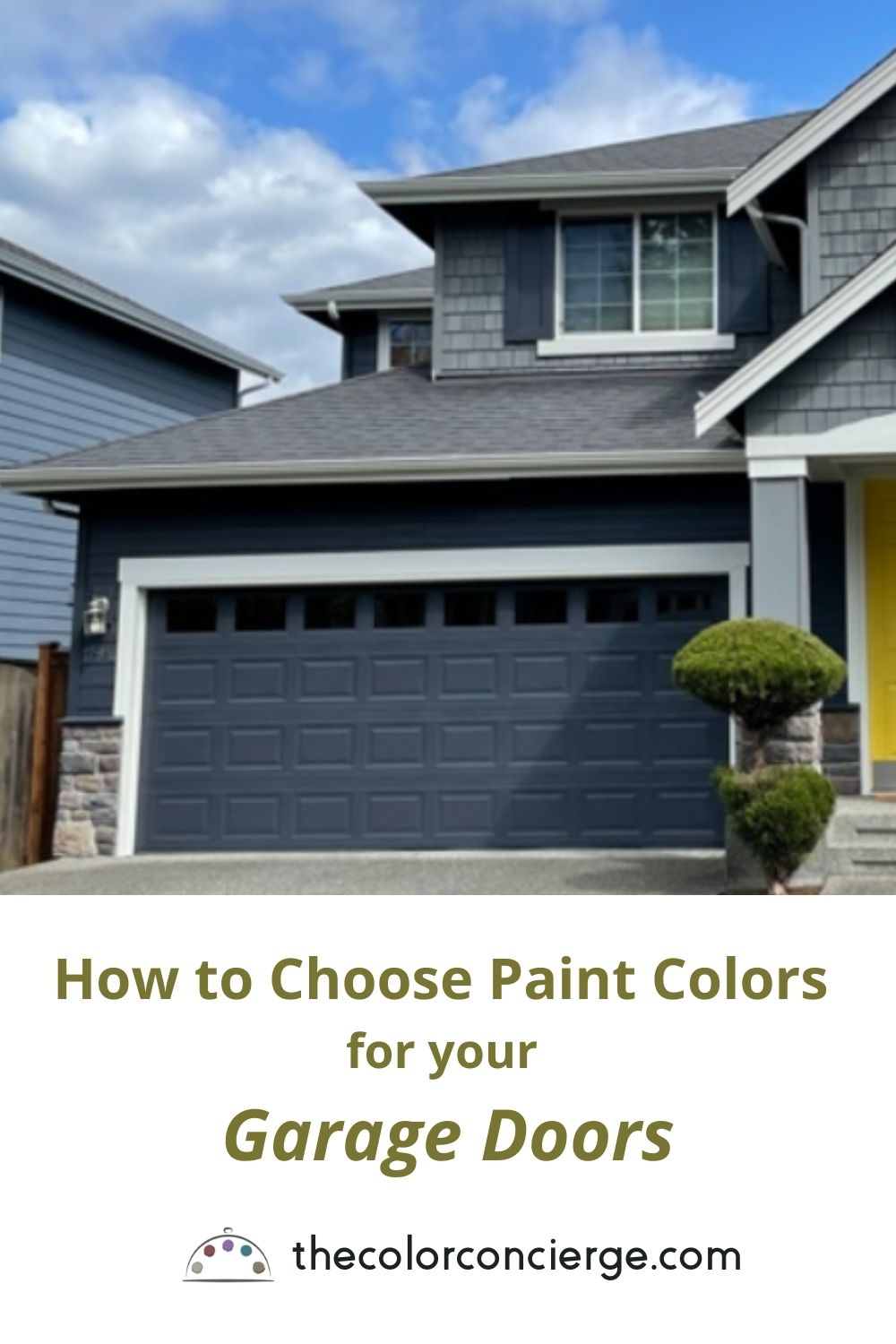 How to choose paint colors for your garage doors