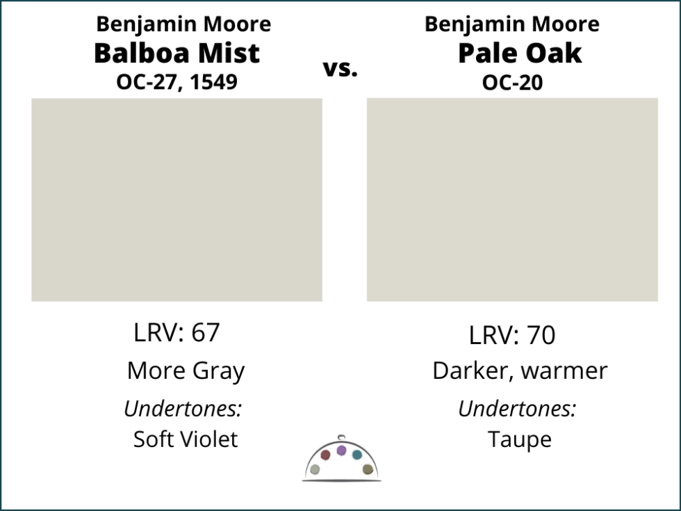 Benjamin Moore Balboa Mist Color Review   Balboa Mist Vs Pale Oak 1 1 980x735 