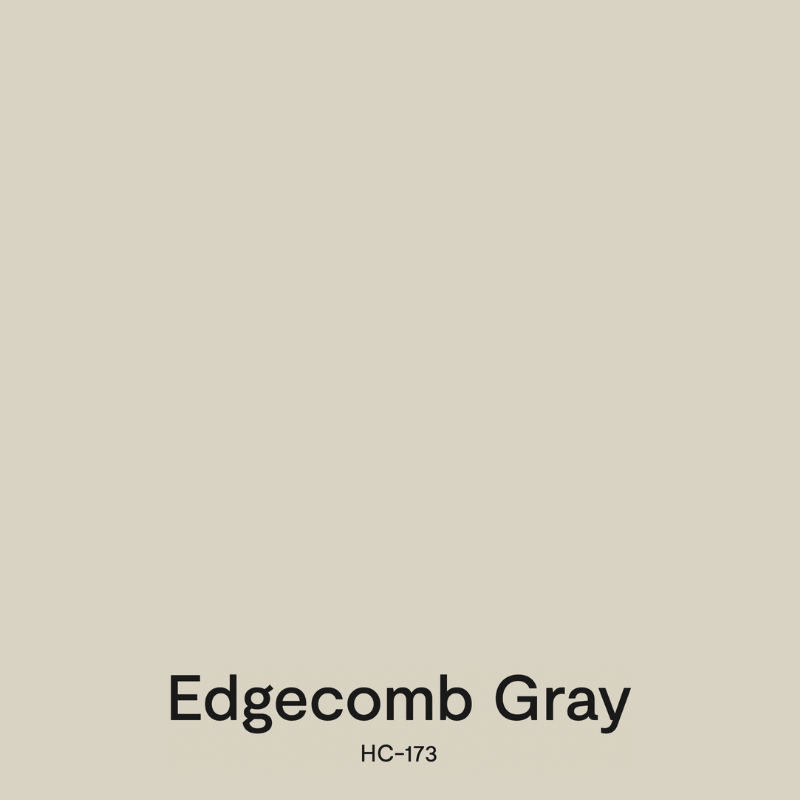 A SW Edgecomb Gray color swatch