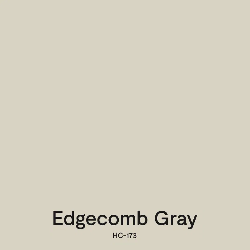 A SW Edgecomb Gray color swatch