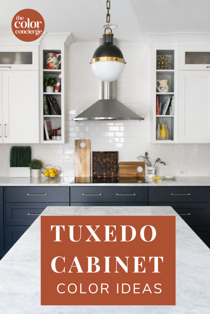 All about tuxedo cabinet color combinations