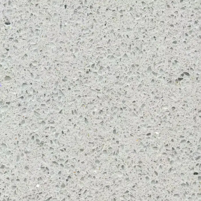 Silestone Stellar Snow Quartz closeup photo