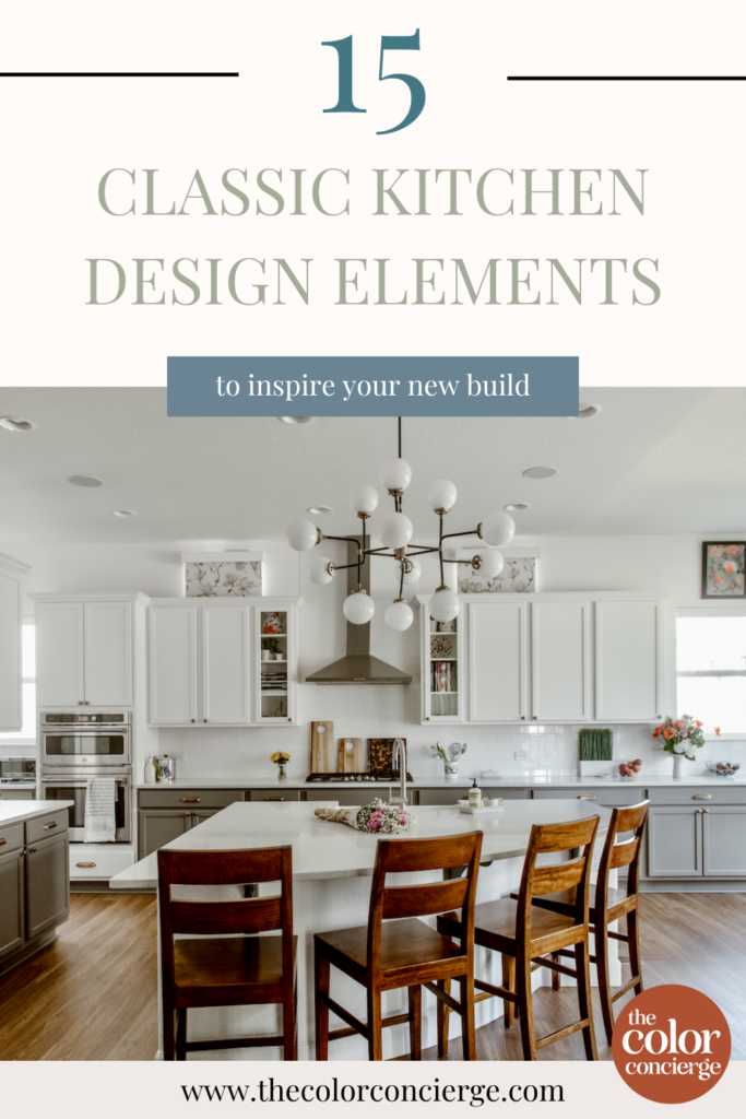 15 Classic Kitchen Design Elements graphic