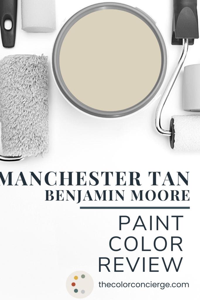 Benjamin Moore Manchester Tan can of paint