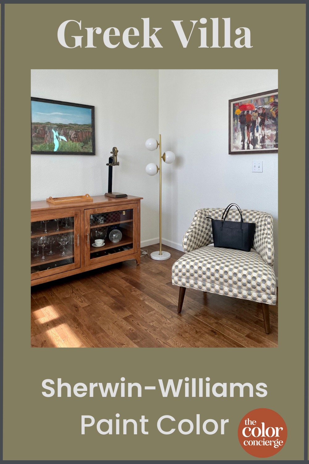 Sherwin-Williams Greek Villa Color Review | The Color Concierge