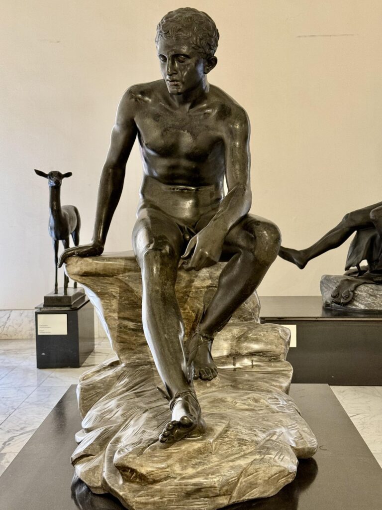 Bronze statue, Archaeological museum, 