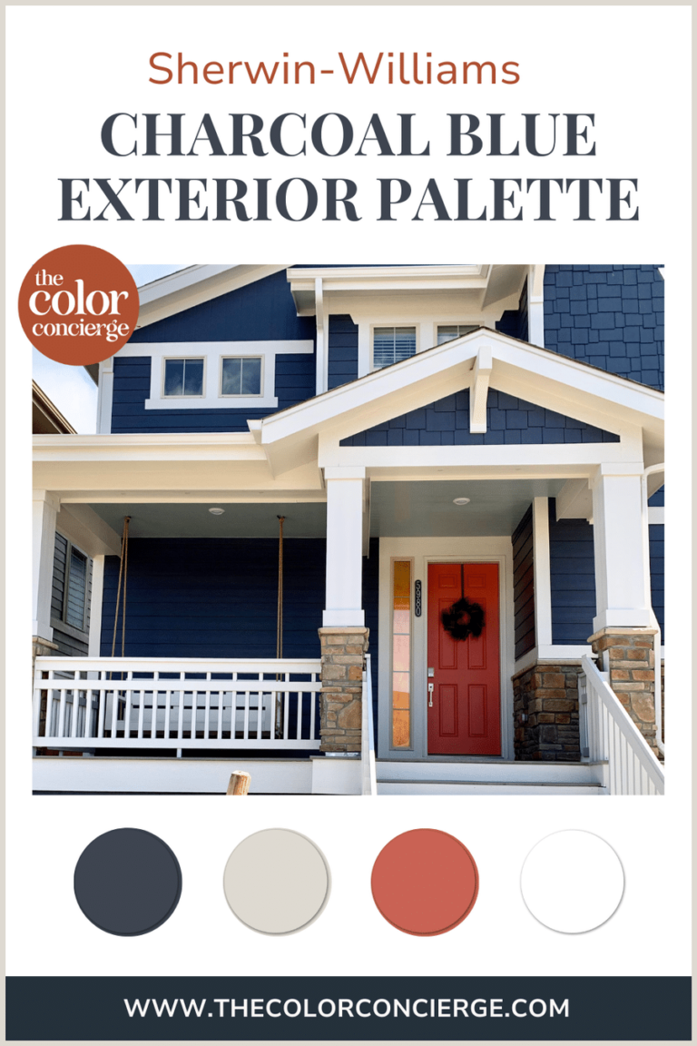 SherwinWilliams Charcoal Blue Exterior Review Color Concierge