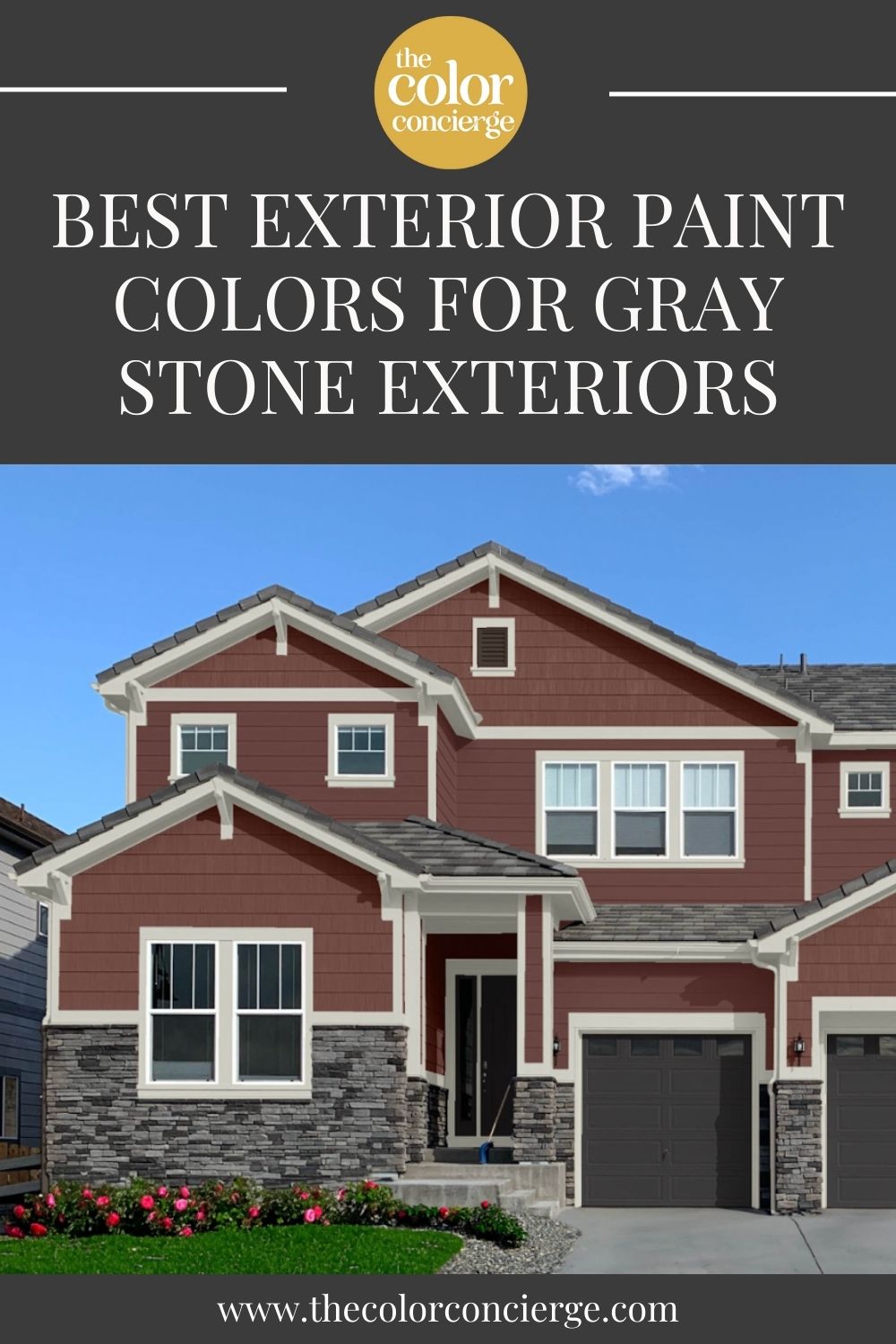 Best Exterior Paint Colors for Gray Stone | Color Concierge