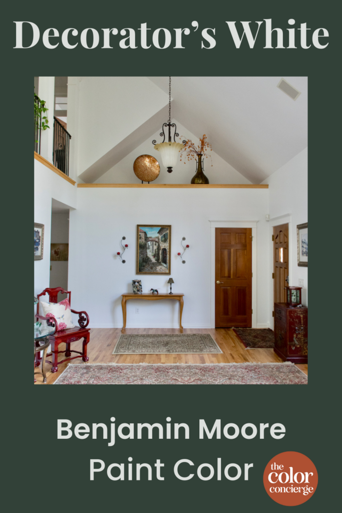 Learn all about BM Decorator's White paint in this color review from The Color Concierge.