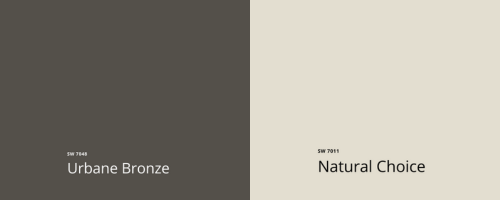 Urbane Bronze and Natural Choice