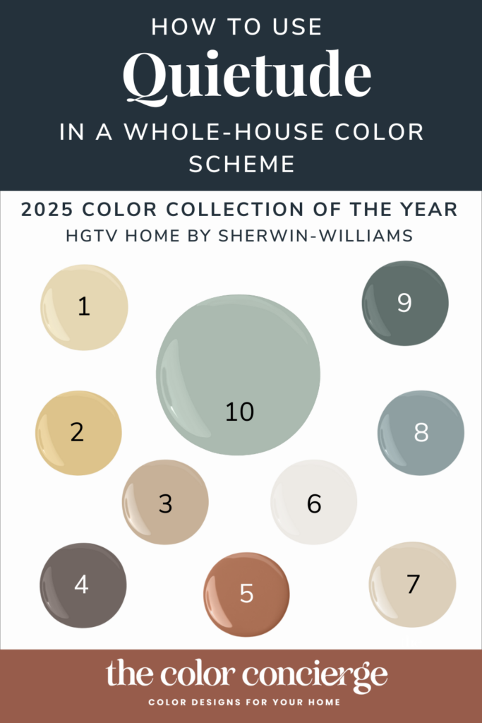 SherwinWilliams Quietude HGTV Home Color of the Year 2025 Color