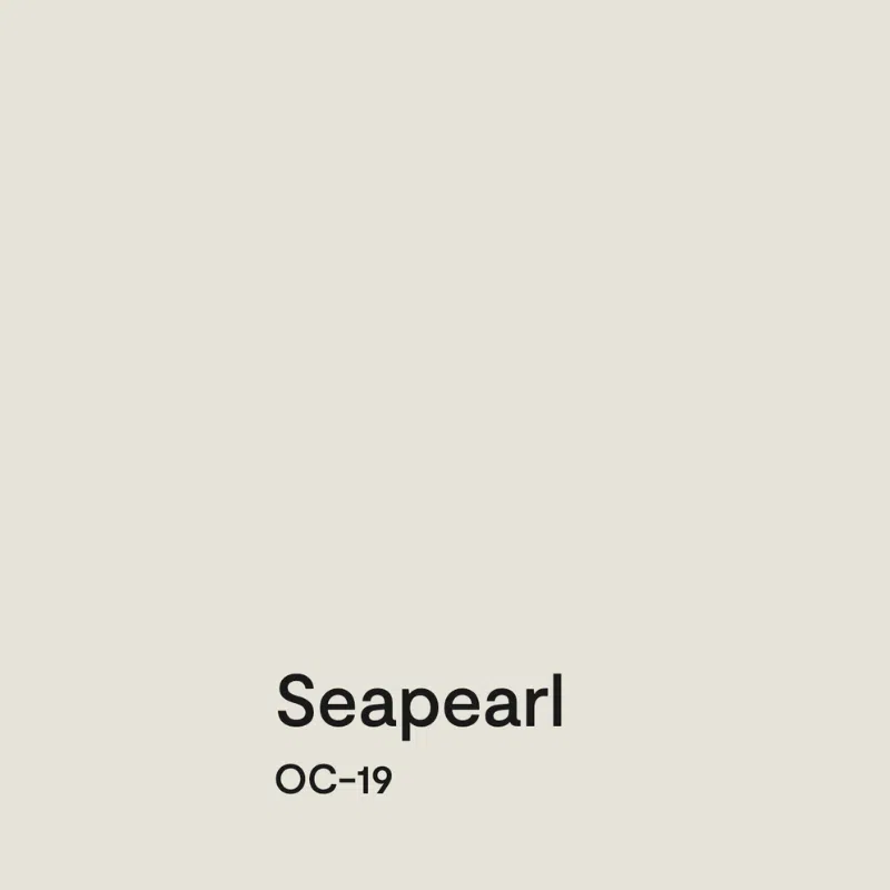  A swatch of BM Seapearl Paint