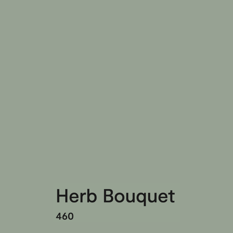 A swatch of BM Herb Bouquet