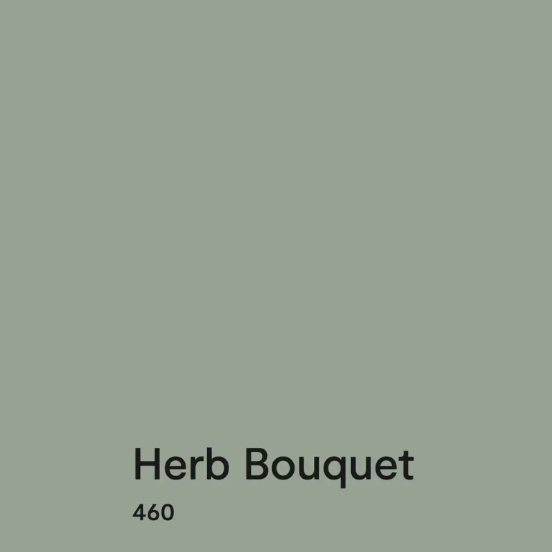 A swatch of BM Herb Bouquet