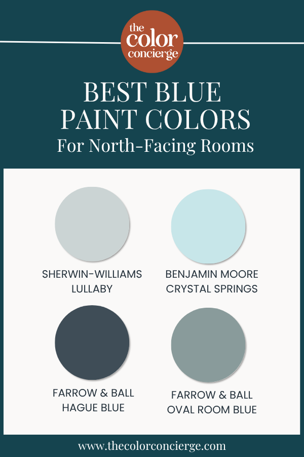 Best blue paint colors for North-facing rooms