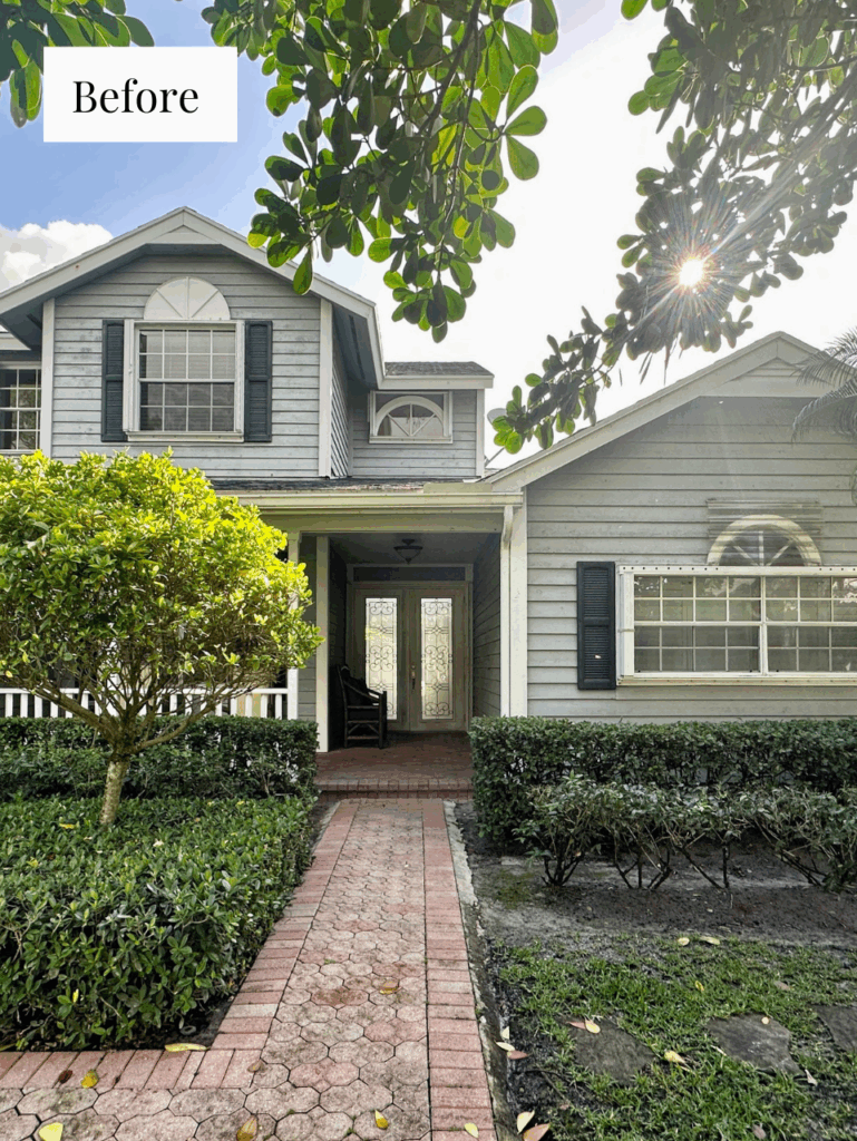 Before photo of a Florida home