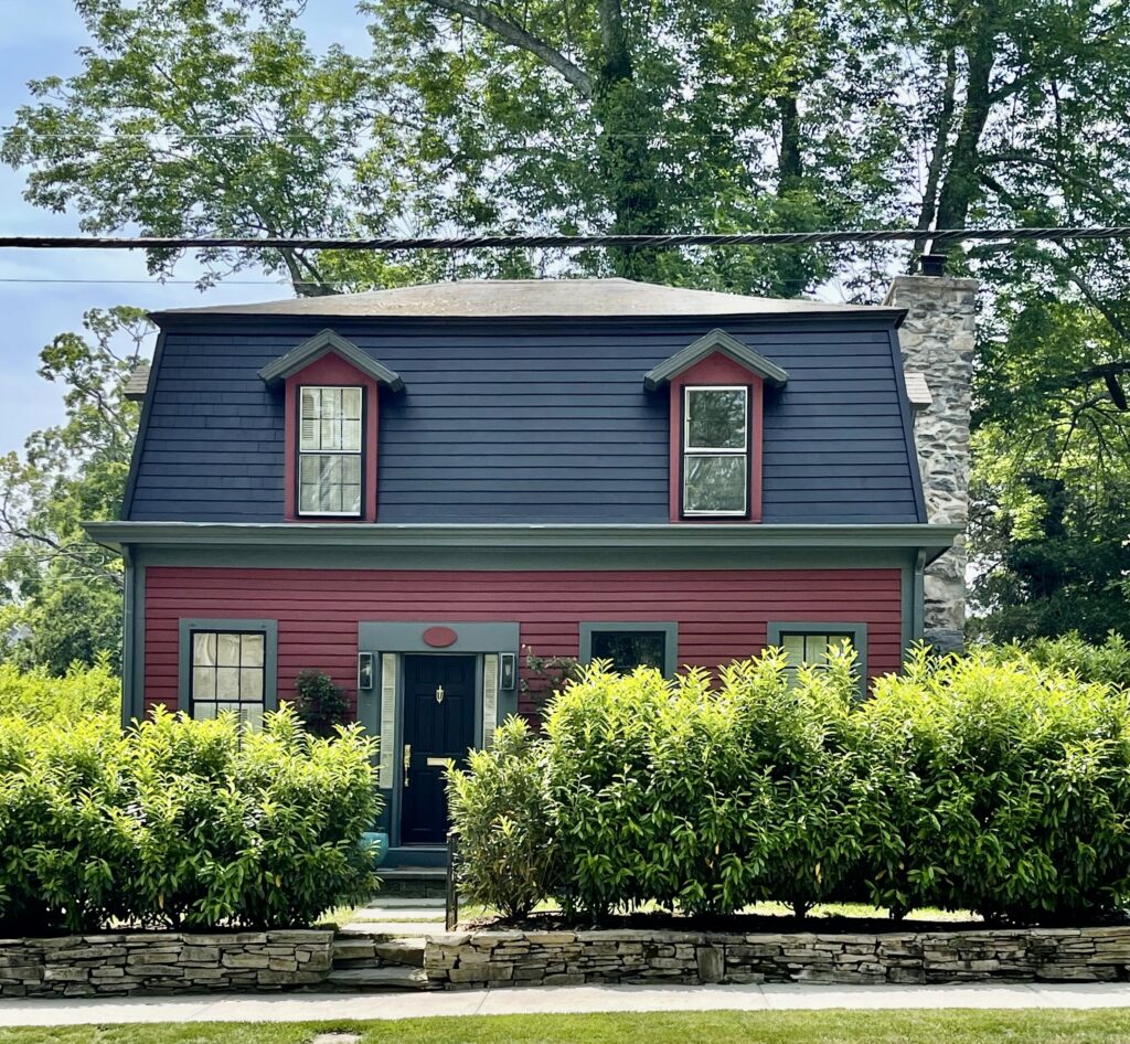 SW Rustic Red Exterior Paint