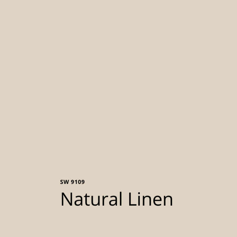 swatch of Sherwin-Williams Natural Linen paint