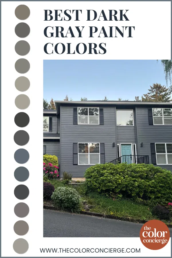 The best dark gray paint colors, chosen by a paint color consultant