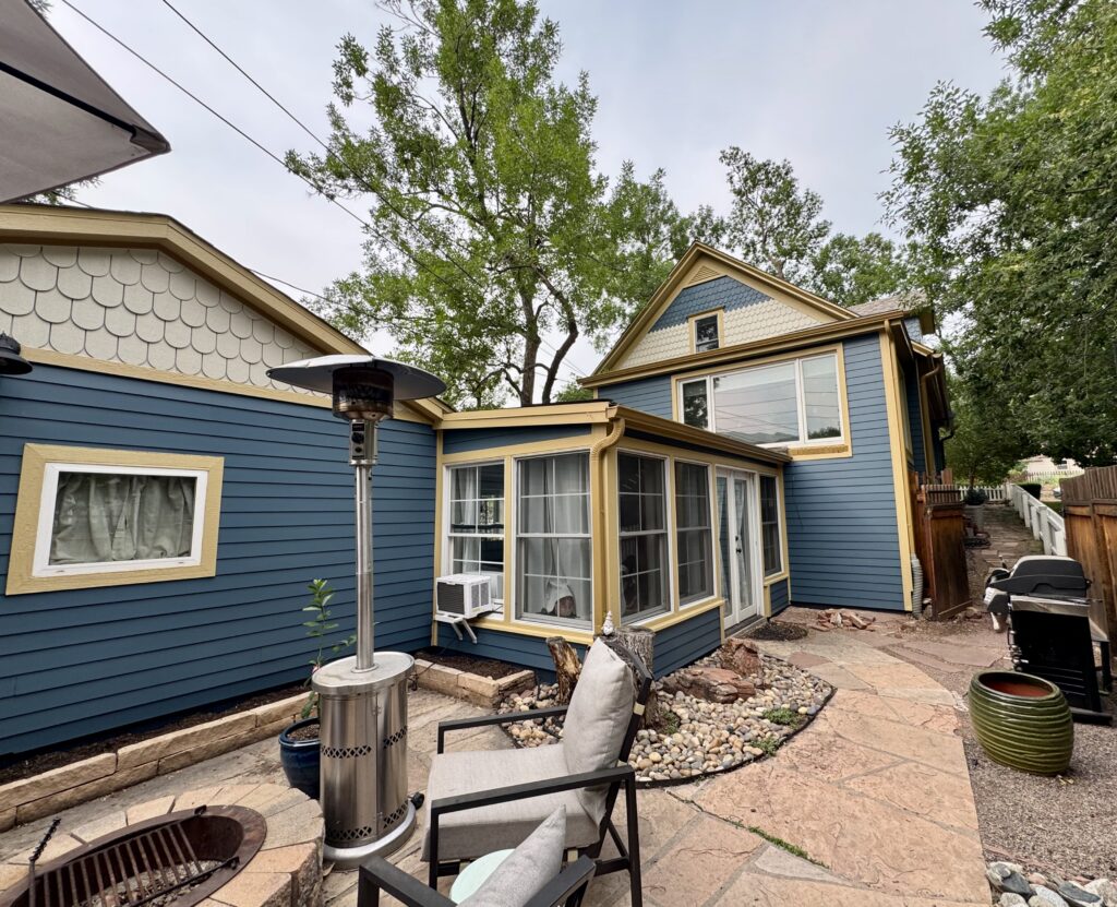 Victorian exterior palette for a historic home in Denver, CO