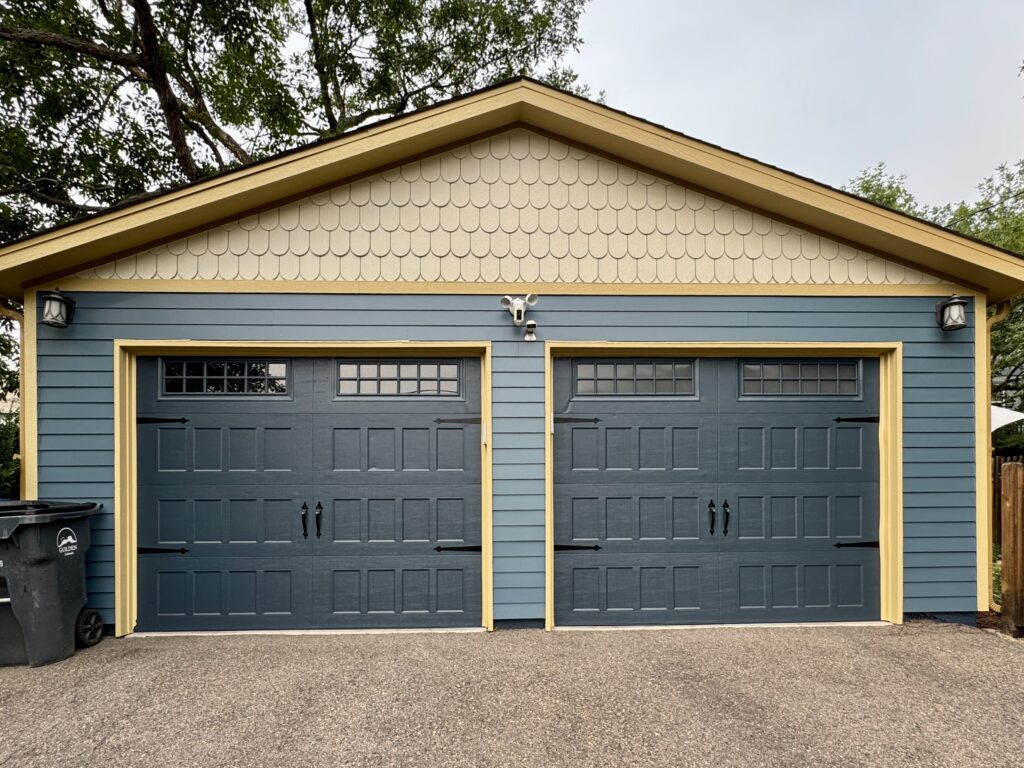 Explore this blue and yellow Victorian exterior palette for a historic home in Denver, CO. Want your own Victorian color scheme? Send me youn
