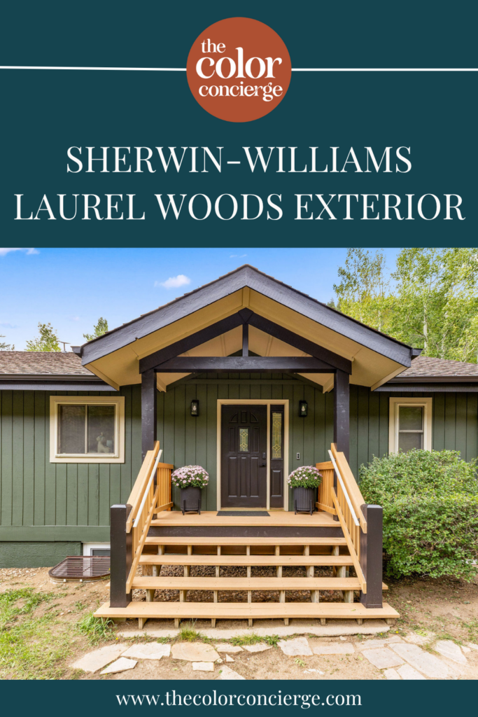 Title Graphic for Sherwin-Williams Laurel Woods Exterior Spotlight